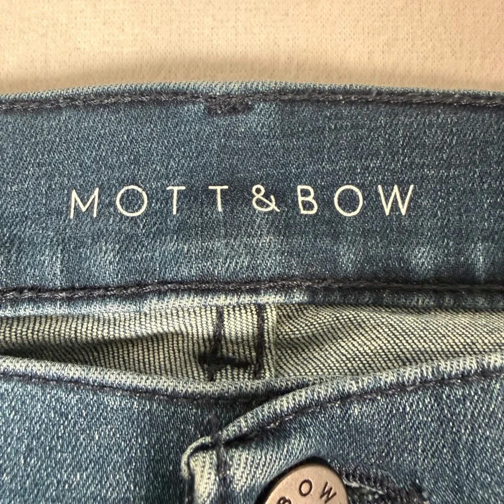 Mott & Bow Slim Fit Jeans Mens 33x32 Blue Denim Classic‎ Casual Designer Pants